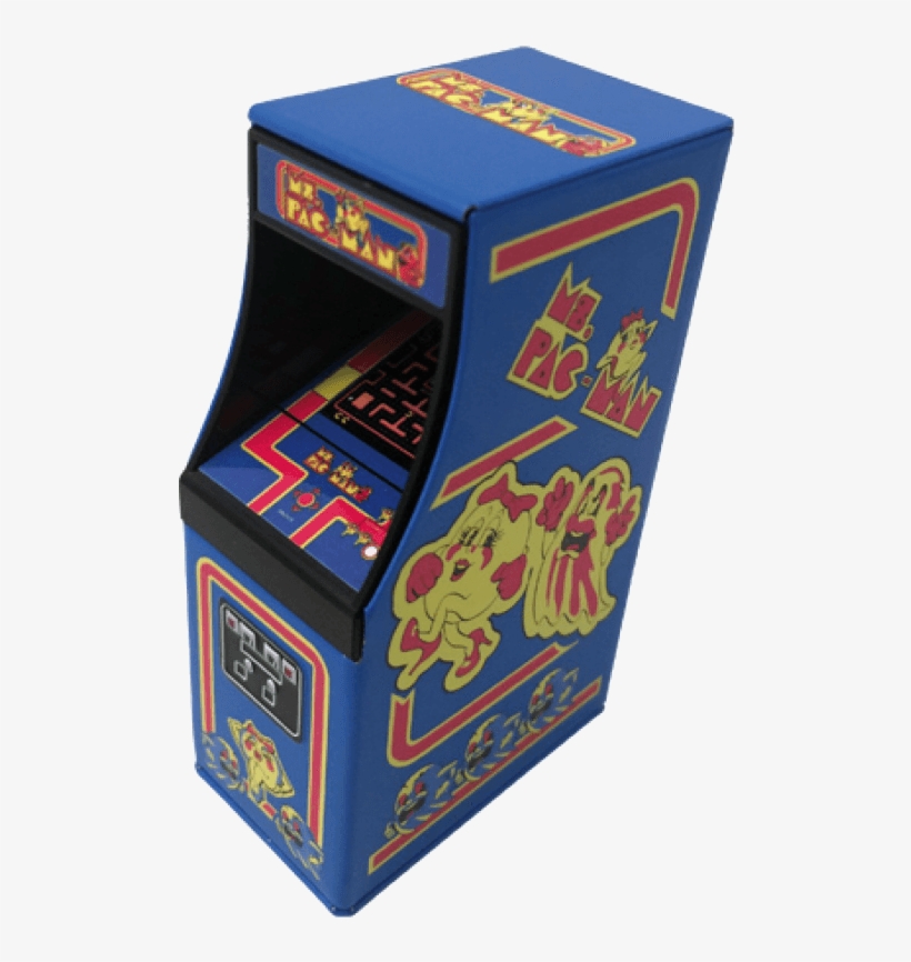 Ms Pac-man Arcade Ghosts Candy Tin - Boston America Ms Pac-man Arcade Ghosts Candy, transparent png download