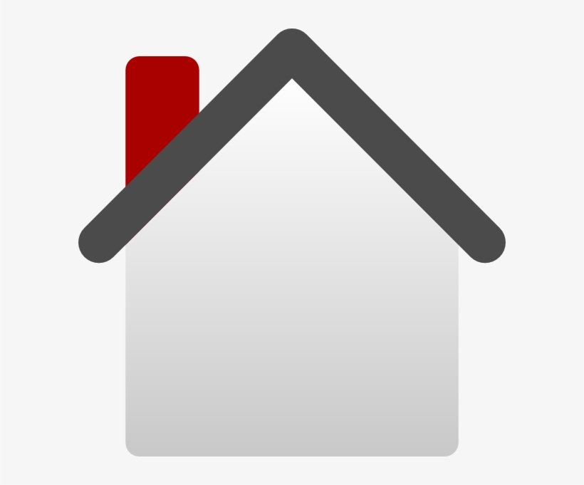 Home Clip Art At Clker - Plain House, transparent png download