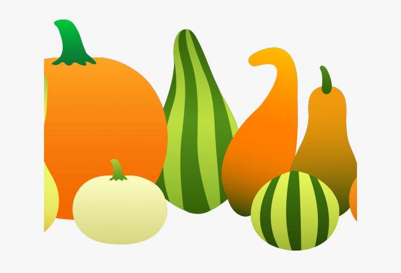 Pumpkins And Gourds Clipart, transparent png download