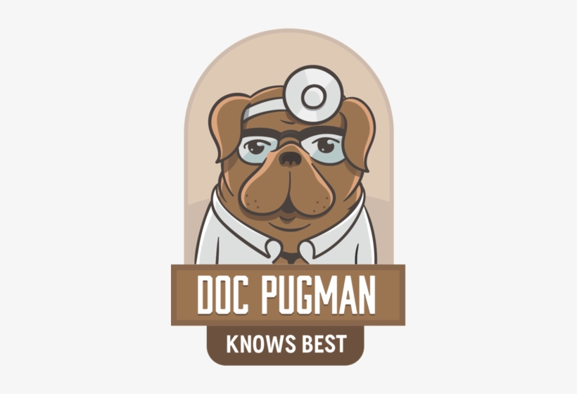 Doctor Pugman - Dog Doctor Cartoon, transparent png download