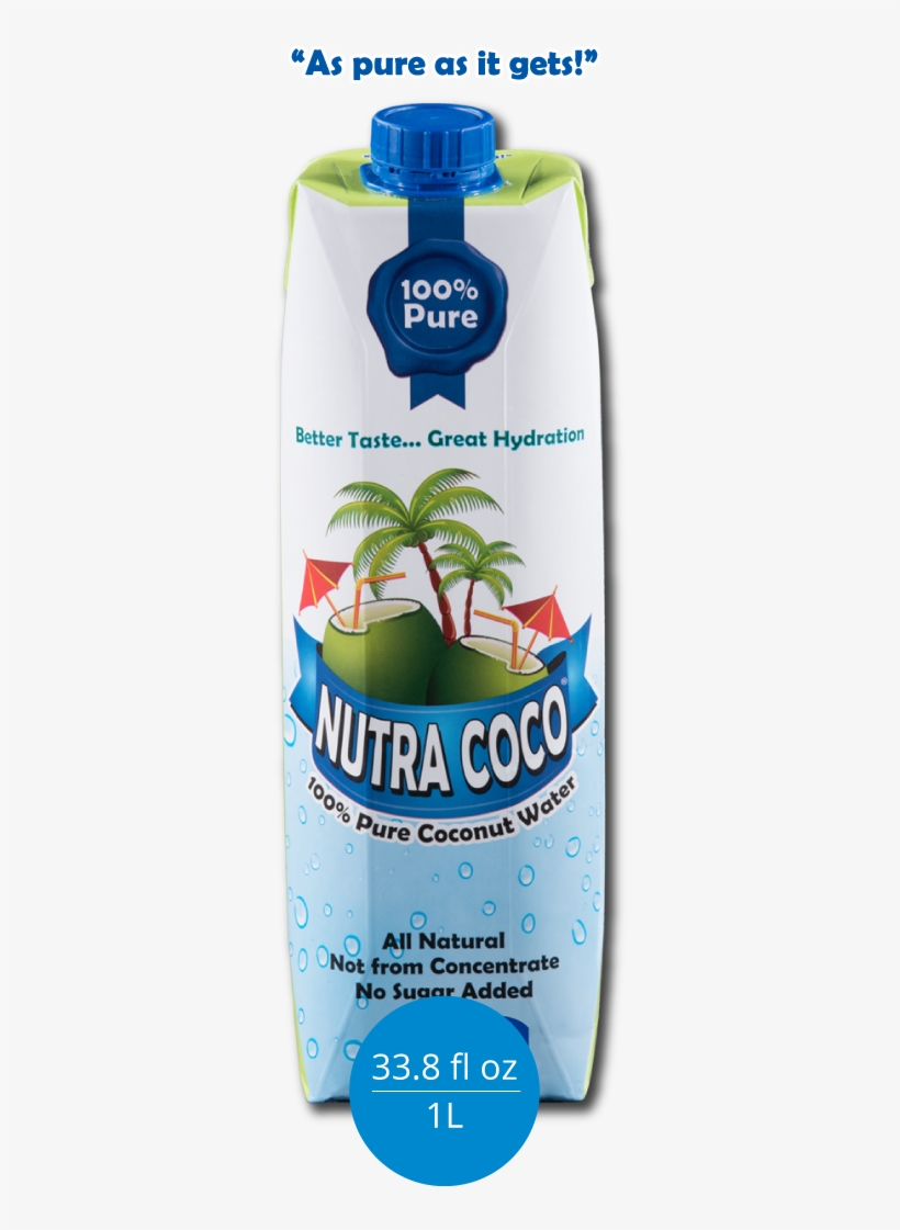 Nutra Coco 1 Liter - Nutra Coco, transparent png download