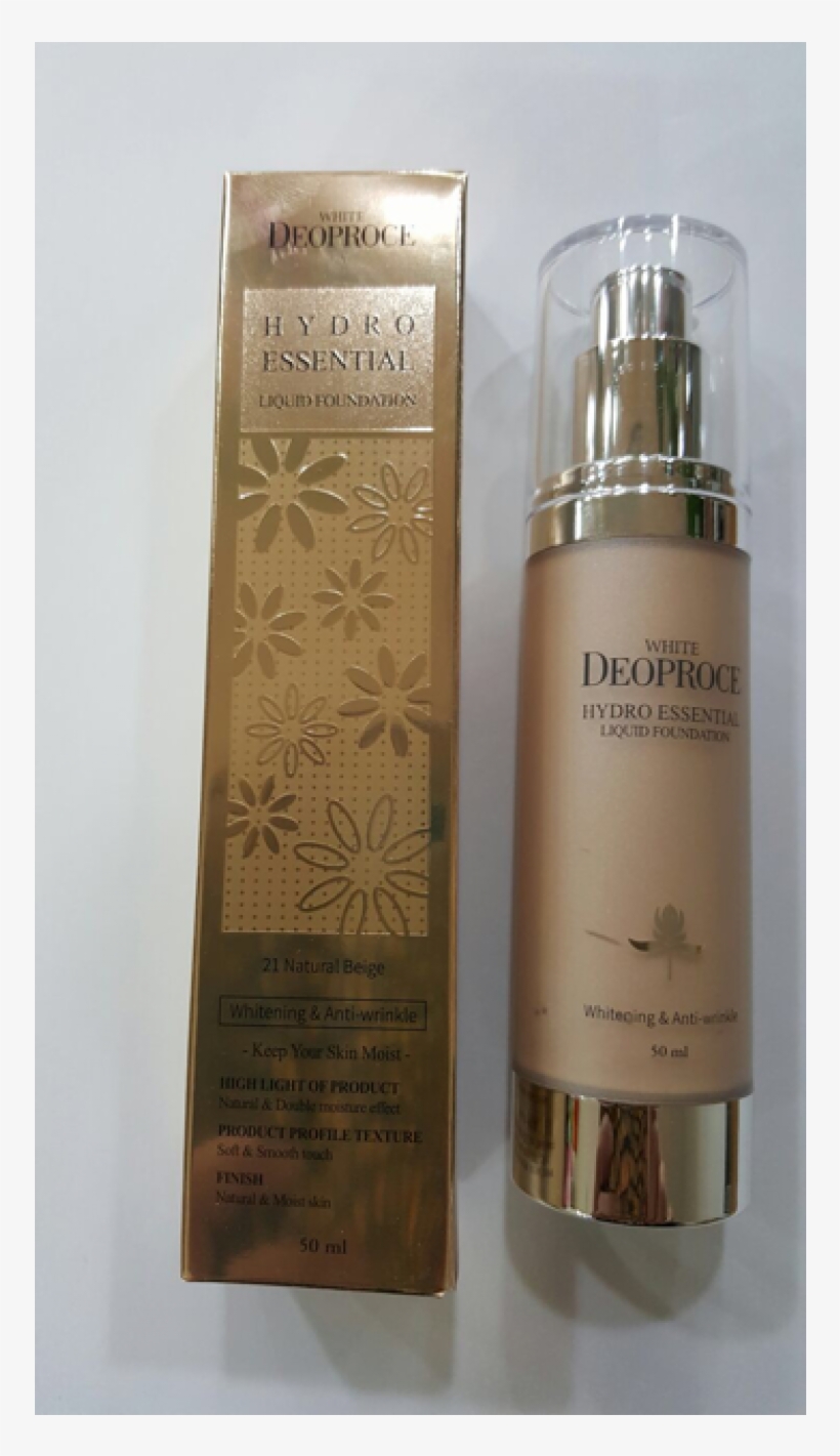 Deoproce Hydro Essential Liquid Foundation 50ml, transparent png download