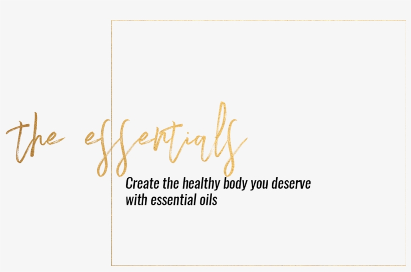 The Essential Oils - Calligraphy, transparent png download