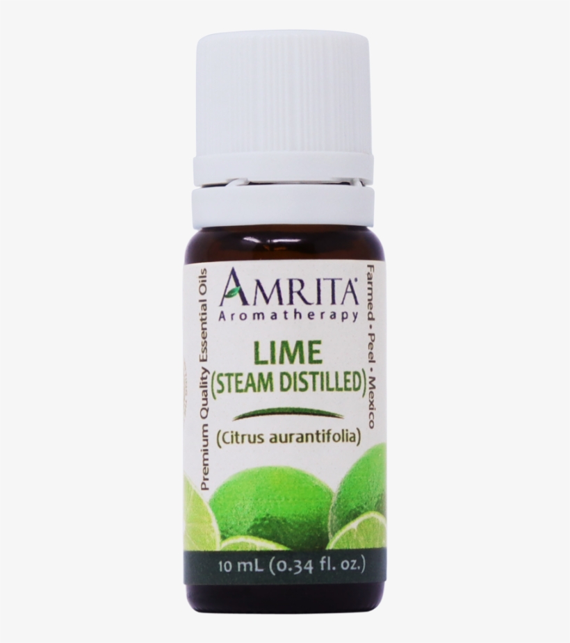 Lime Essential Oil, Distilled - Essential Oil, transparent png download