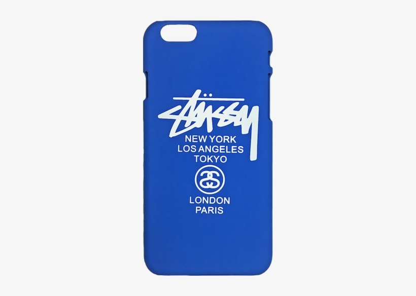 Stussy Royal Blue White "classic Logo" Hard Plastic - Stussy Case On Iphone, transparent png download