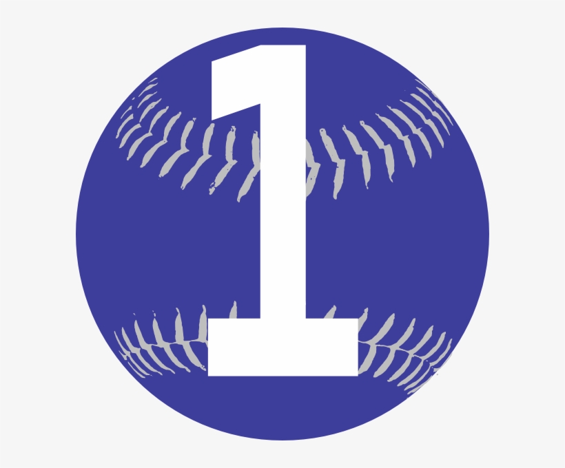 Blue Softball Svg Clip Arts 600 X 600 Px, transparent png download