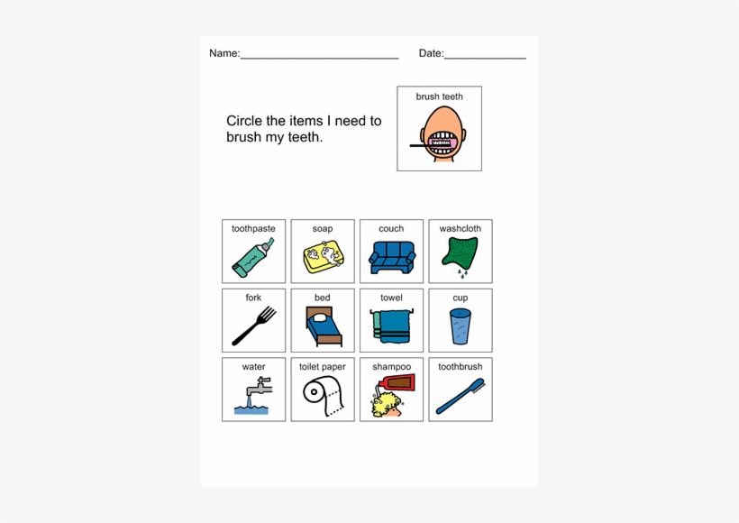 Early Years Grooming 102 Picture Exchange Communication, transparent png download