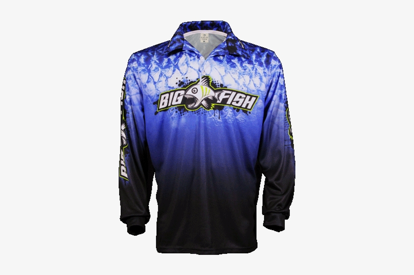 Bigfish Scales Blue - Fish Scales Full Sublimation Jersey, transparent png download