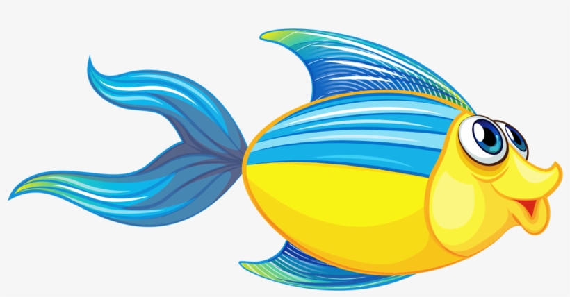 Tropical Fish Material, Yellow, Animal, Marine Life - Fish, transparent png download