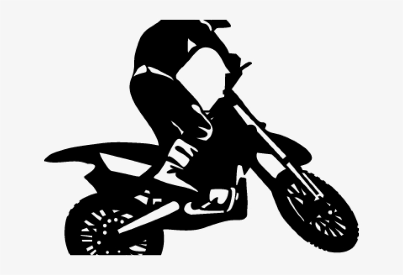 Bike Motorcycle Vinyl Wall Art Decal Sticker, Black,, transparent png download