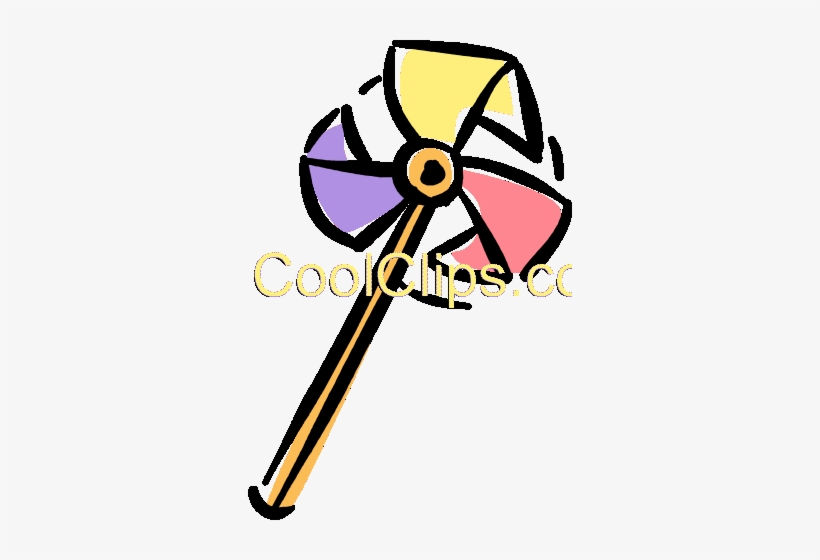 Pinwheel Royalty Free Vector Clip Art Illustration - Clip Art, transparent png download