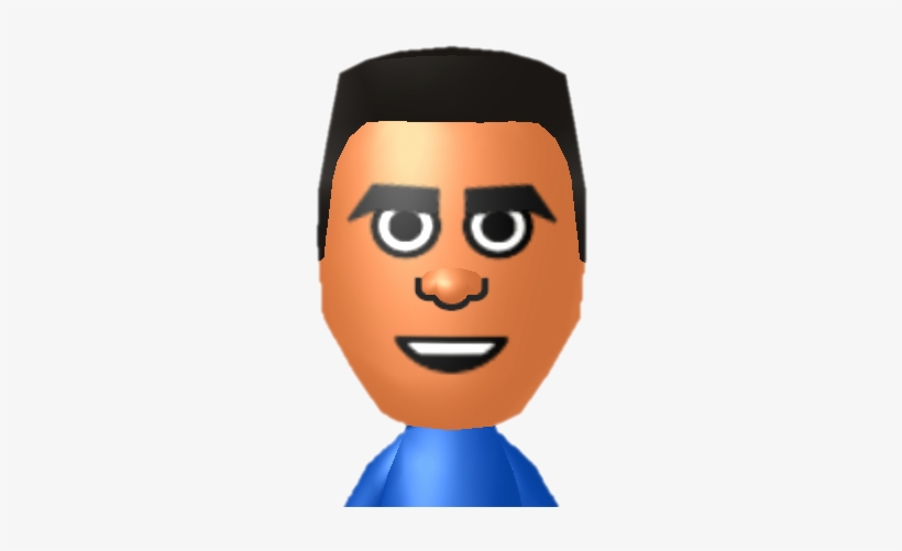 The 3ds Exports As A With A White Background, But A - Wii Character Head Shape, transparent png download