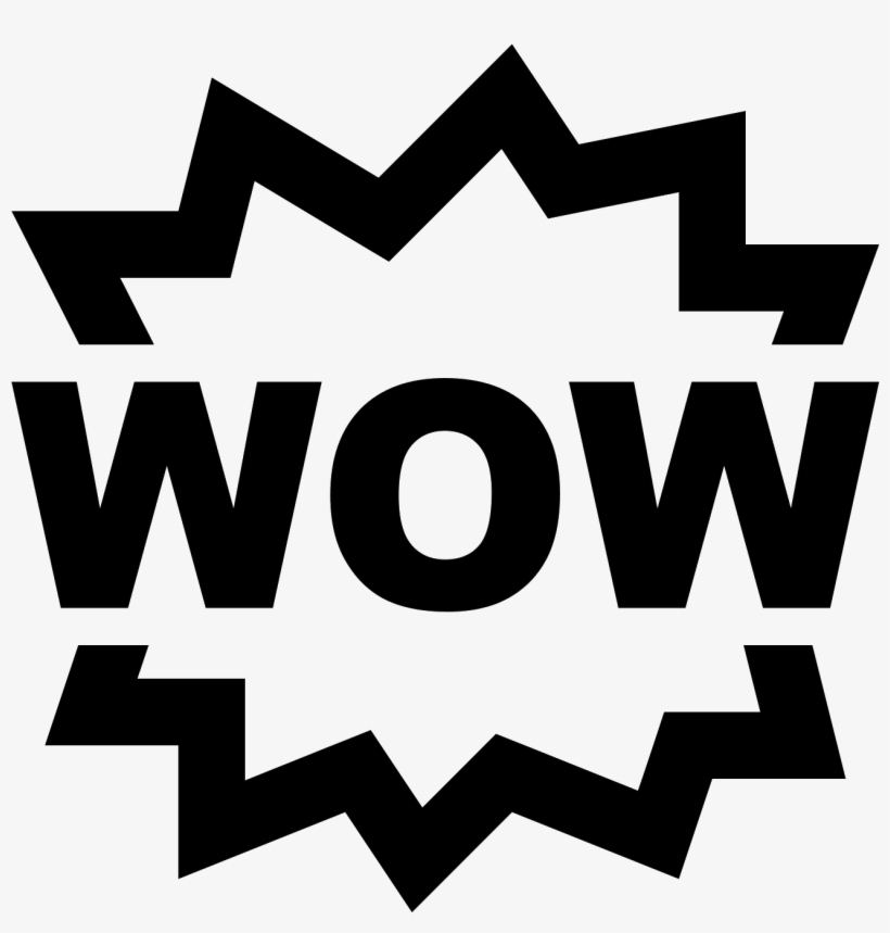 Bouton Wow Icon - Icono Wow, transparent png download