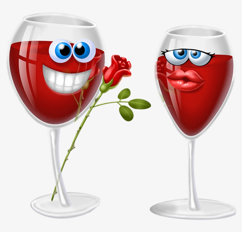 Юмор - Гифка Вино, transparent png download