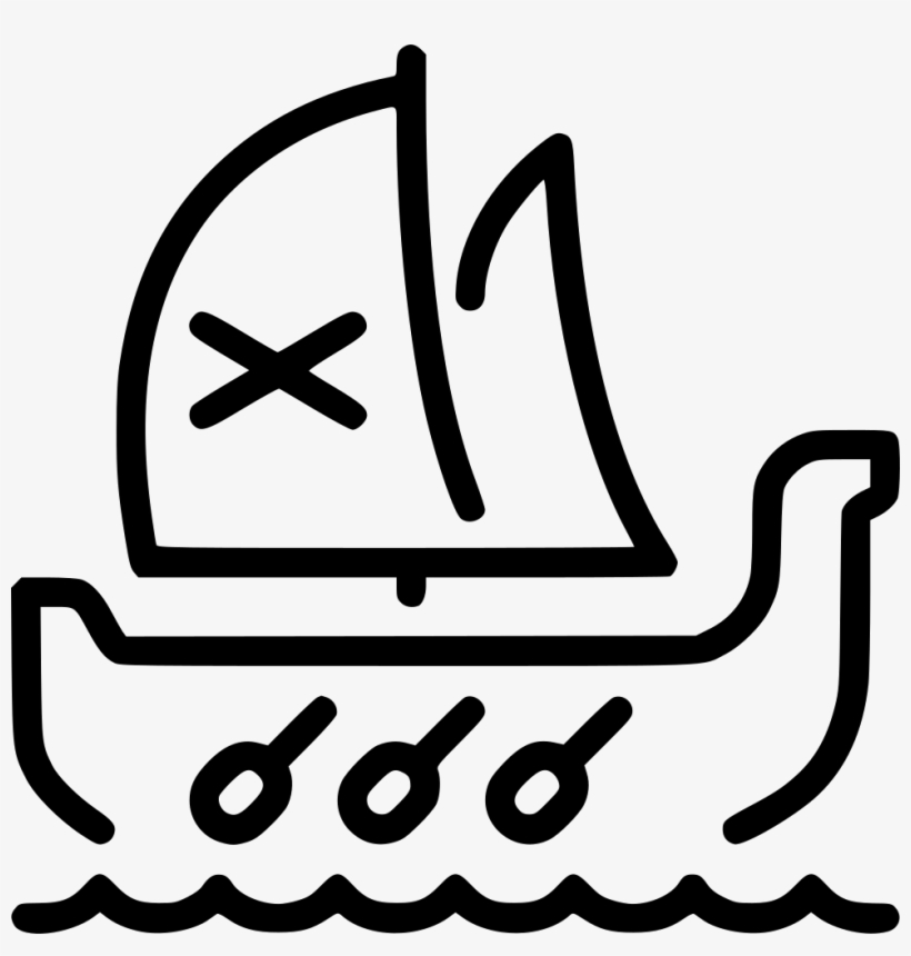 Pirate Boat - - Piracy, transparent png download