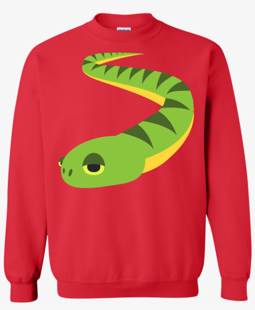 Snake Emoji Sweatshirt - Apparel Printing Emoji Snake Ripper Wallet, transparent png download
