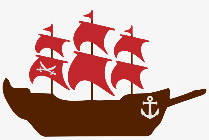 Big Image - Pirate Skull And Cross Bones, transparent png download
