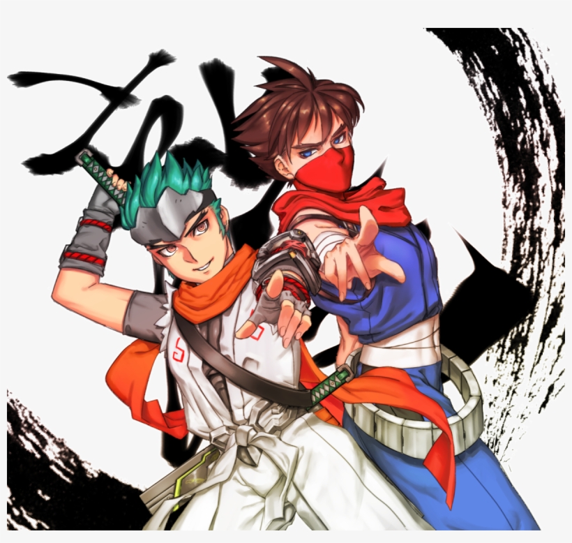 히류x겐지 콜라보주세여 흑흑 - Cartoon, transparent png download