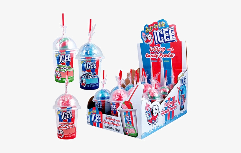 Icee Dip N Lik Candy - Kokos Icee Dip-n-lik Candy - 12 Ct, transparent png download