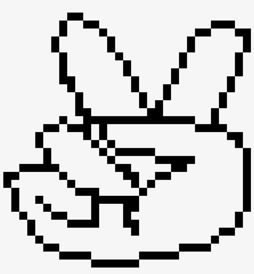 Peace Hand - Twitter, transparent png download