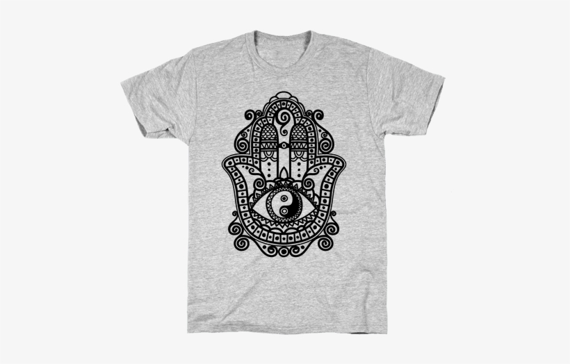 Peaceful Hamsa Hand Mens T-shirt - Rudolf The Rednosed Gainz Deer, transparent png download
