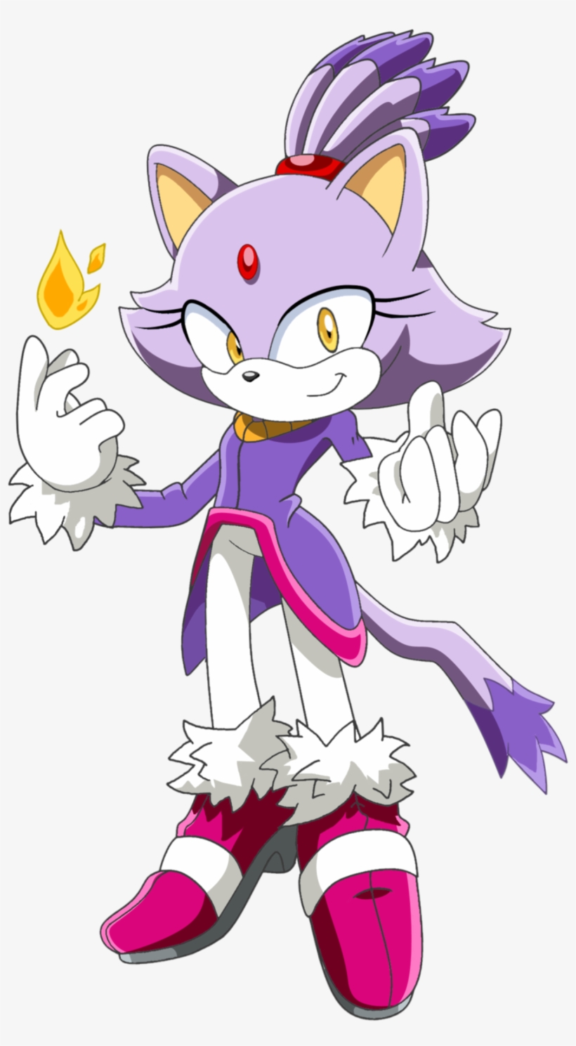 Blaze The Cat - Classic Blaze The Cat, transparent png download