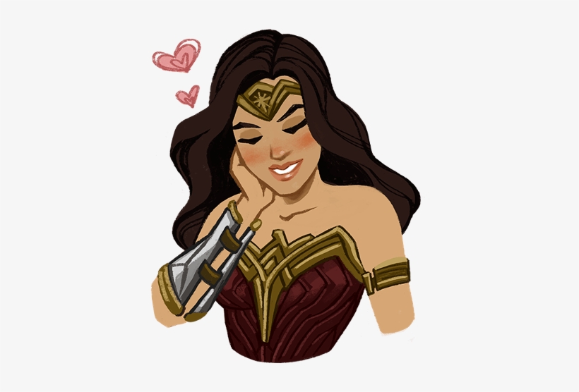 Wonder Woman Iphone Stickers, transparent png download