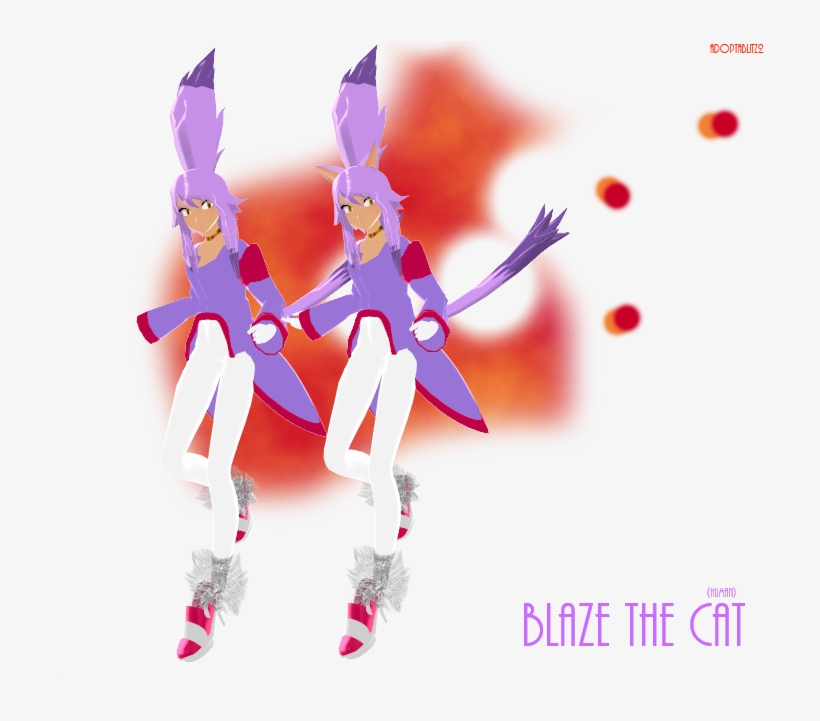 Blaze The Big-ass Ponytail - Action Figure, transparent png download