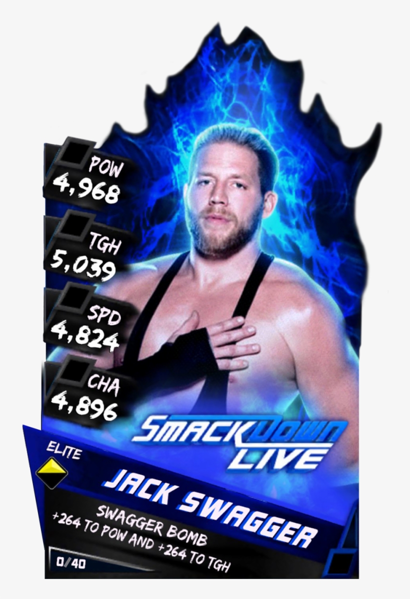 Uncommon Supercard Jackswagger Uncommon Fusion 6328 - Becky Lynch Wwe Supercard, transparent png download