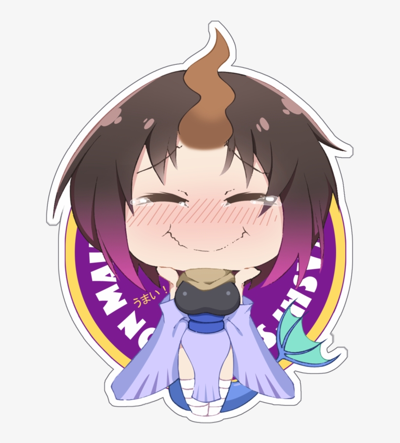 小林家的龙女仆 艾尔玛 同人图 插画 壁纸 - Cartoon, transparent png download