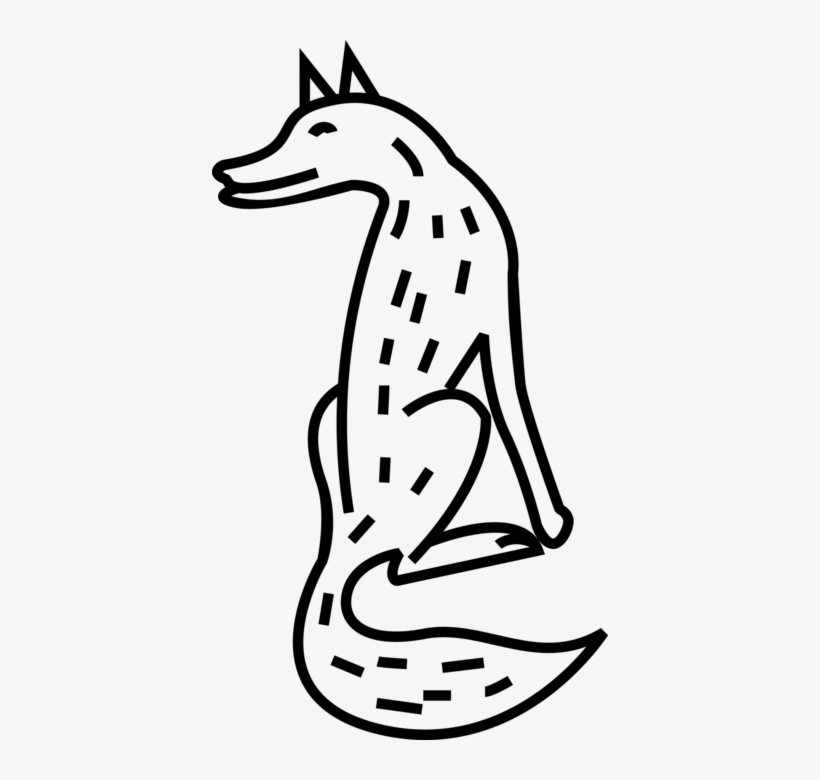 Vector Illustration Of Timber Wolf, transparent png download