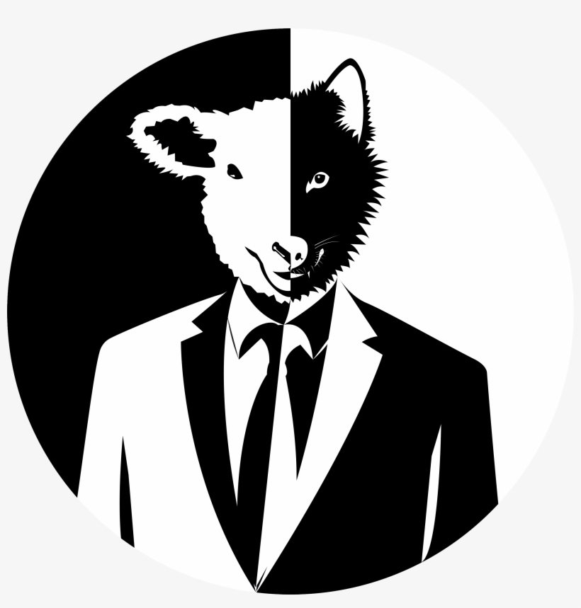 Sheep, Wolf, Vector - Vector Graphics, transparent png download