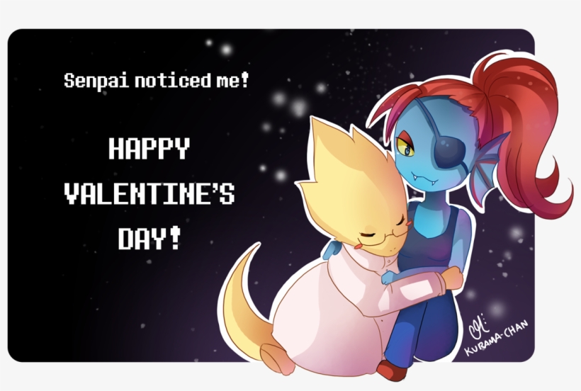 Valentine's Day Card - Undertale Valentines Day Cards, transparent png download