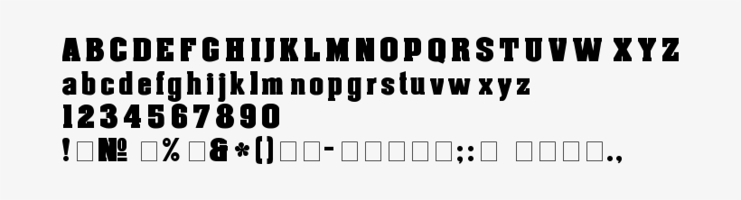 Vista Previa Fuente Aachen - Font, transparent png download
