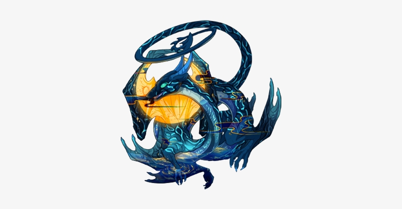 43368424 350 - Flight Rising Black Dragon, transparent png download