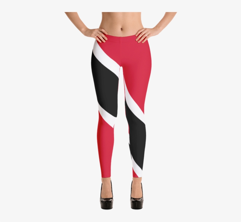 Trinidad & Tobago National Flag Leggings - Midnight-teal Halftone Sneakers, transparent png download