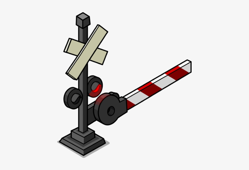 Railroad Crossing Sign Sprite 004 - Cross, transparent png download