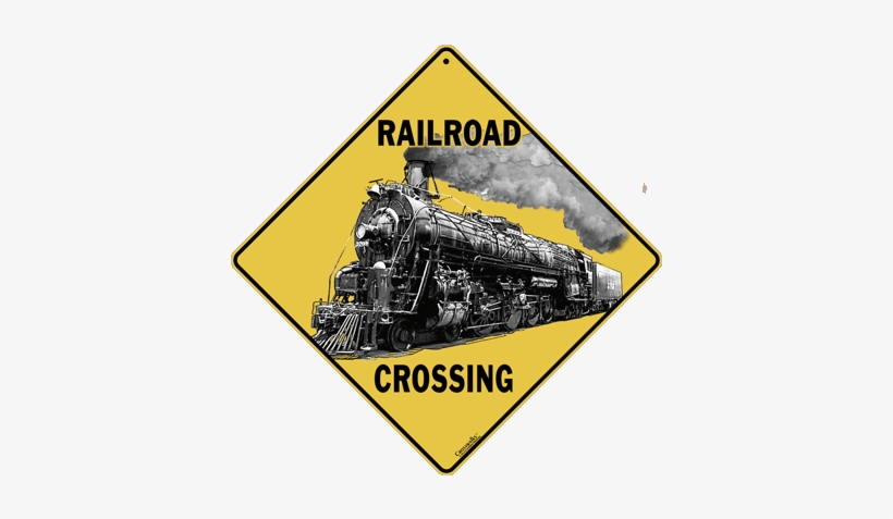 Railroad Crossing Sign - Crossing Sign, transparent png download