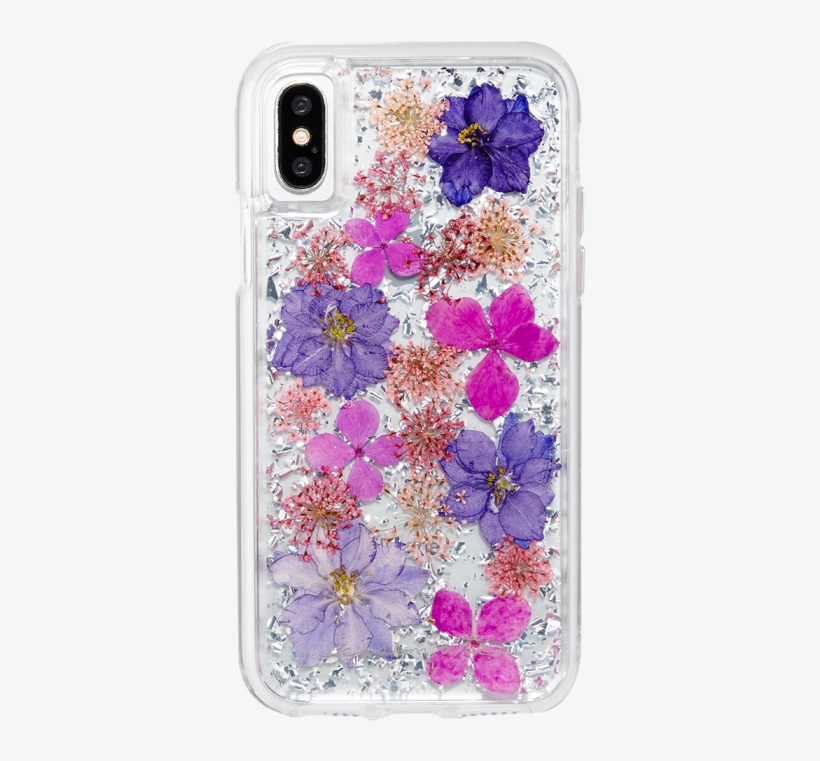 Apple Iphone X Case-mate Karat Petals Case - Purple, transparent png download
