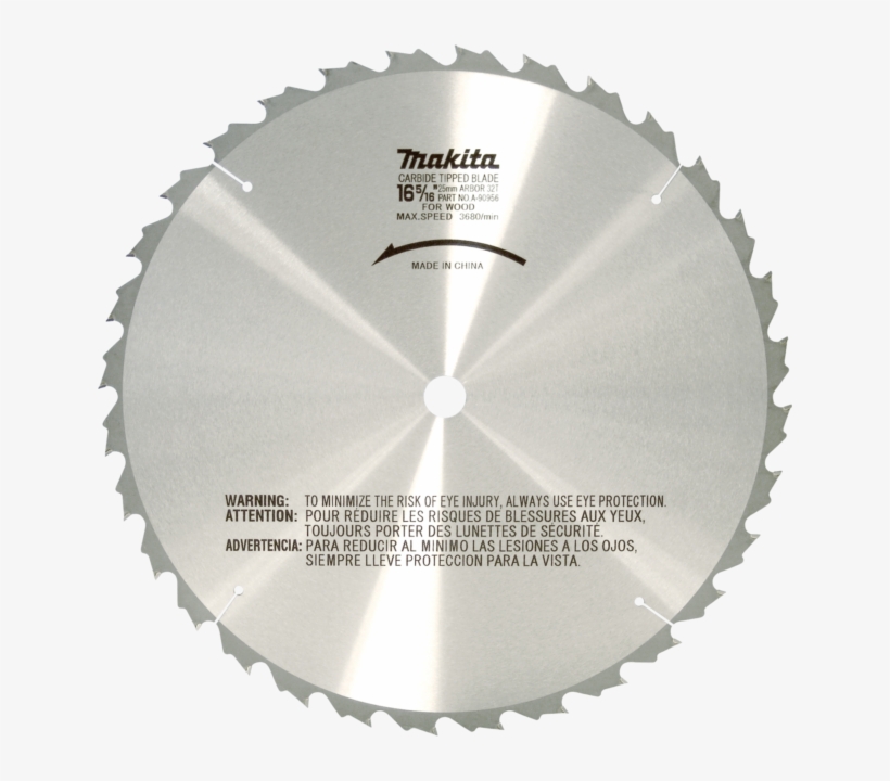Makita A 90956 Circular Saw Blade Carbide 16 5/16 India - Makita Carbide Tipped Blade For Wood, transparent png download