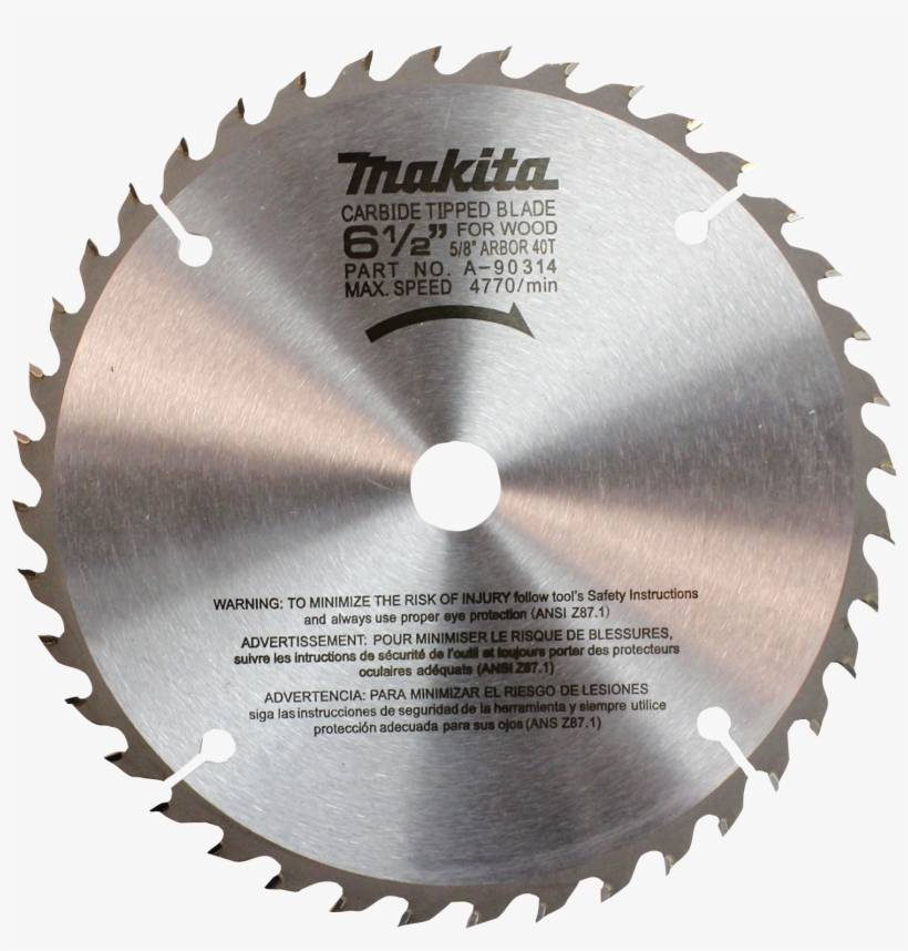 Circular Saw Blade, General Purpose - Makita Carbide Tipped Blade For Wood, transparent png download