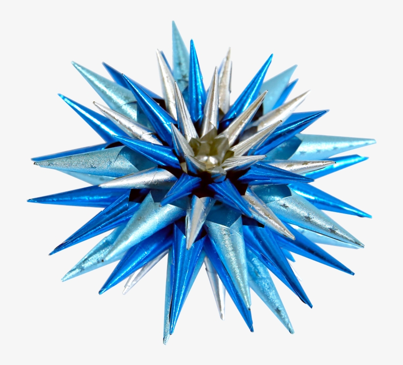 3d Star Using Rinea Frosted Foiled Paper Pack - Paper, transparent png download