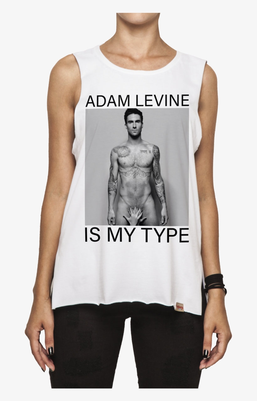 Adam Levine Autographed 11" X 14" No Clothes Pose Photograph, transparent png download