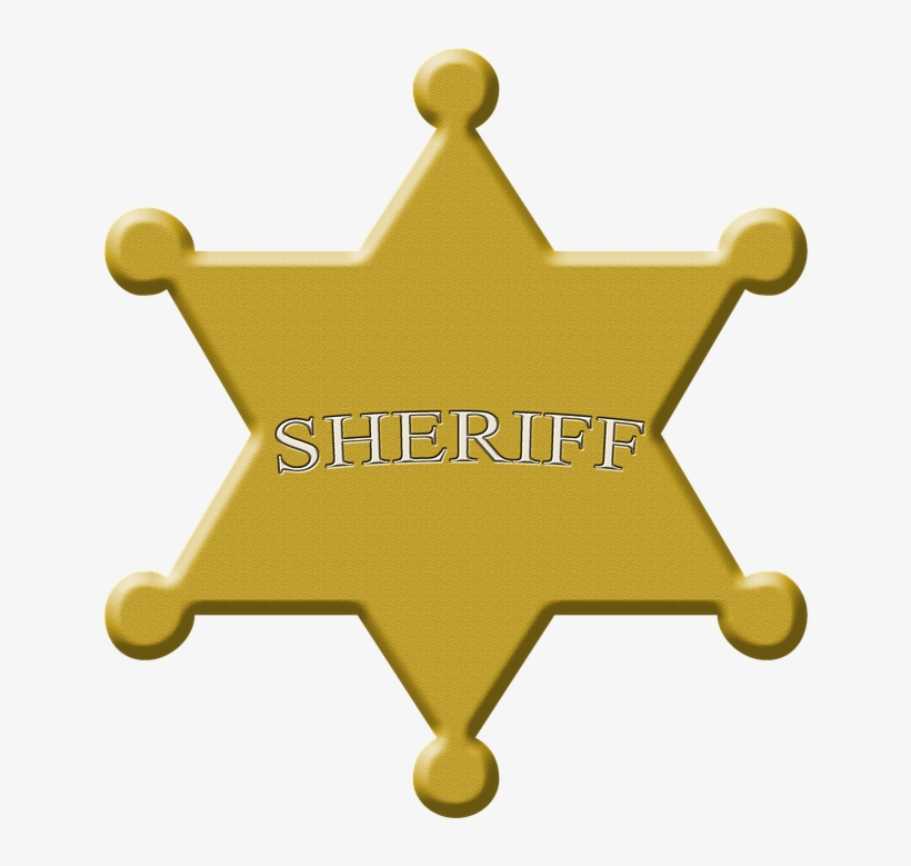 Free Photo Wild West Police Star Sheriff Sheriffstern - Sheriff Star Svg, transparent png download