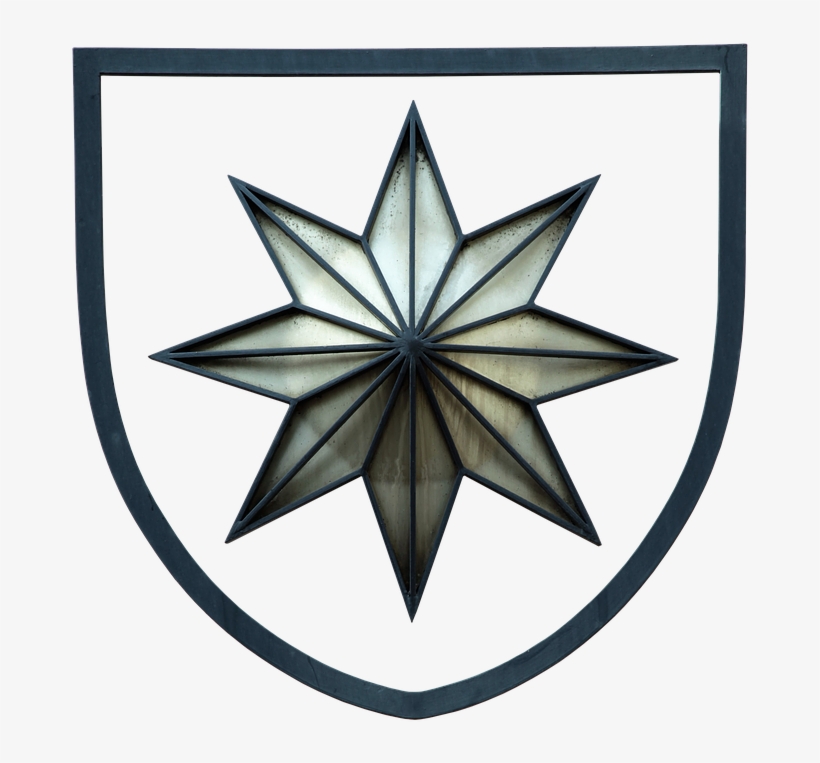 Coat Of Arms, Star, Star Of Waldeck, Metal - Coat Of Arms, transparent png download