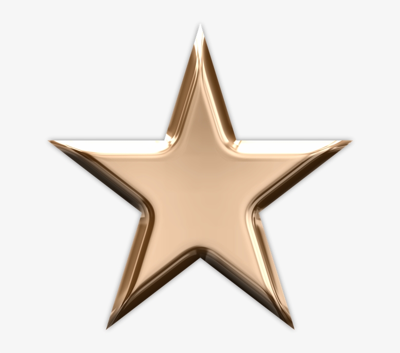 Star, Bronze, Winner, Award, Metal, Success, Metallic - Bronze Star Clip Art, transparent png download
