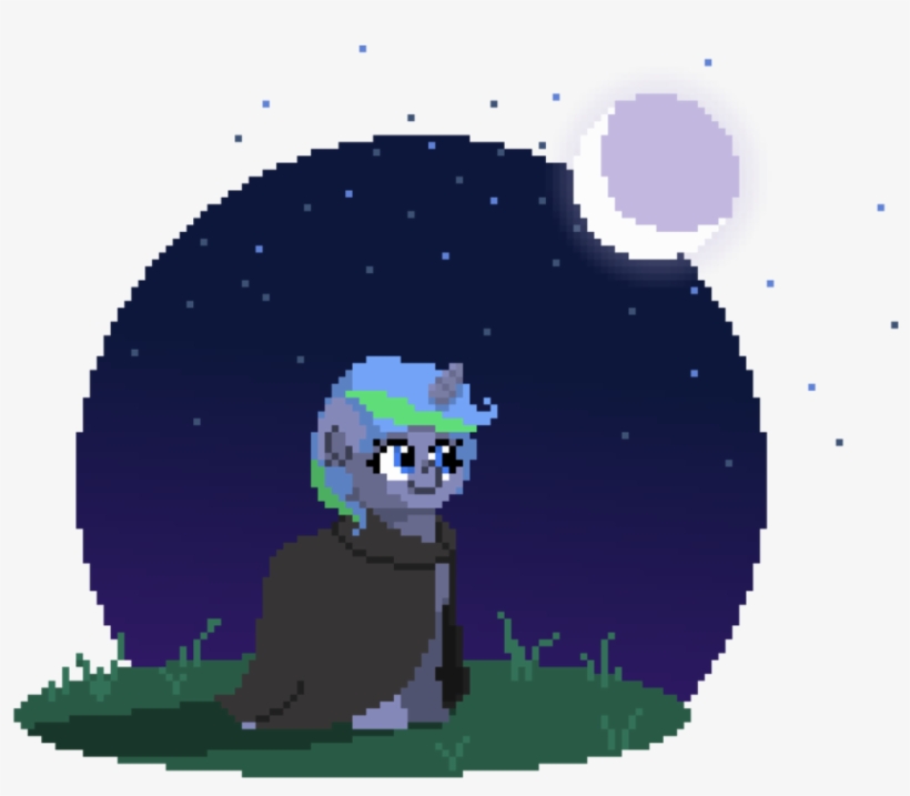 Air Muffins, Cloak, Clothes, Female, Mare, Moon, Night, - Big Y, transparent png download