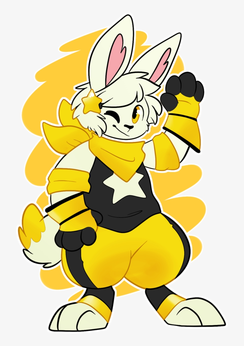 Bunny Of The Star - Cartoon, transparent png download
