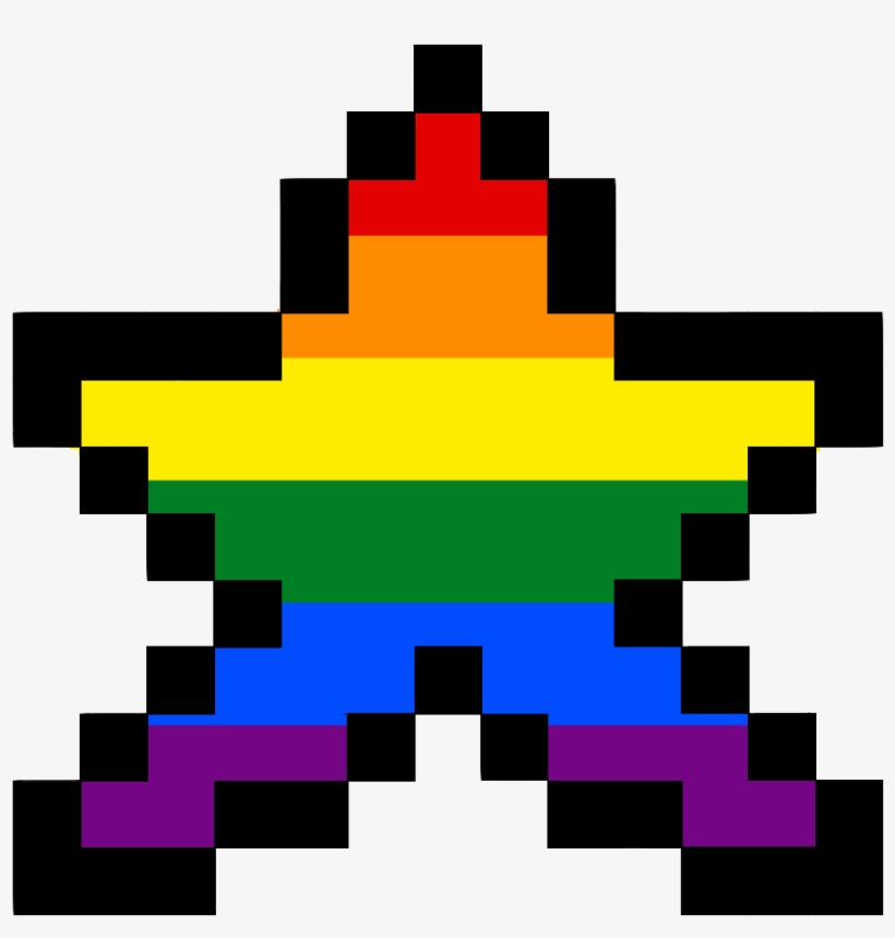 How Do You Get Pictures To Sit Side By Side In A Post - Mario Star 8 Bit Png, transparent png download