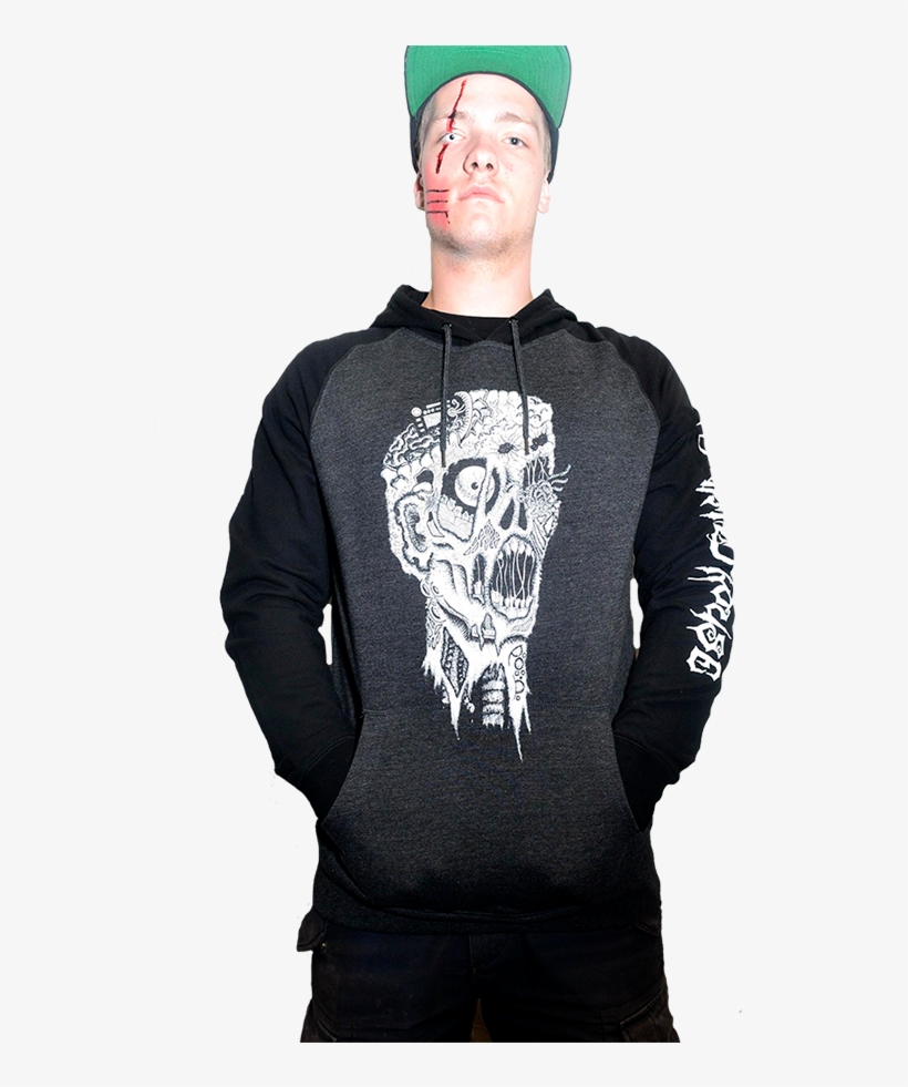 Fear-factory Queesntown Zombie Head Hoody - Queenstown, transparent png download